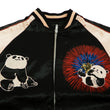 Load image into Gallery viewer, Japanesque Men's Japanese Souvenir Jacket Panda and Fireworks Sukajan 3RSJ-039 Black/Pink