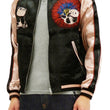 Load image into Gallery viewer, Japanesque Men's Japanese Souvenir Jacket Panda and Fireworks Sukajan 3RSJ-039 Black/Pink