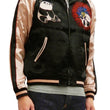 Load image into Gallery viewer, Japanesque Men's Japanese Souvenir Jacket Panda and Fireworks Sukajan 3RSJ-039 Black/Pink