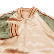 Load image into Gallery viewer, Japanesque Men's Japanese Souvenir Jacket Japanese Butterfly and Cherry Blossoms Sukajan 3RSJ-040 Pink/Beige