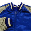 Load image into Gallery viewer, Japanesque Men's Japanese Souvenir Jacket Whale Breach Sukajan 3RSJ-041 Navy-Blue/Beige