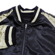 Load image into Gallery viewer, Japanesque Men's Japanese Souvenir Jacket Whale Breach Sukajan 3RSJ-041 Black/Beige