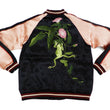 Load image into Gallery viewer, Japanesque Men's Japanese Souvenir Jacket Tree Frog Sukajan 3RSJ-043 Black/Pink