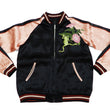 Load image into Gallery viewer, Japanesque Men's Japanese Souvenir Jacket Tree Frog Sukajan 3RSJ-043 Black/Pink