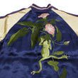 Load image into Gallery viewer, Japanesque Men's Japanese Souvenir Jacket Tree Frog Sukajan 3RSJ-043 Navy-Blue/Beige