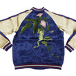 Load image into Gallery viewer, Japanesque Men's Japanese Souvenir Jacket Tree Frog Sukajan 3RSJ-043 Navy-Blue/Beige
