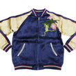 Load image into Gallery viewer, Japanesque Men's Japanese Souvenir Jacket Tree Frog Sukajan 3RSJ-043 Navy-Blue/Beige