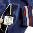 Load image into Gallery viewer, Japanesque Men's Japanese Souvenir Jacket Tree Frog Sukajan 3RSJ-043 Navy-Blue/Beige