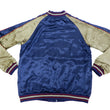 Load image into Gallery viewer, Japanesque Men's Japanese Souvenir Jacket Tree Frog Sukajan 3RSJ-043 Navy-Blue/Beige