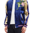 Load image into Gallery viewer, Japanesque Men's Japanese Souvenir Jacket Tree Frog Sukajan 3RSJ-043 Navy-Blue/Beige