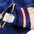Load image into Gallery viewer, Japanesque Men's Japanese Souvenir Jacket Goldfish Sukajan 3RSJ-044 Navy-Blue/Pink