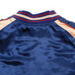 Load image into Gallery viewer, Japanesque Men's Japanese Souvenir Jacket Goldfish Sukajan 3RSJ-044 Navy-Blue/Pink