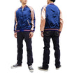 Load image into Gallery viewer, Japanesque Men's Japanese Souvenir Jacket Goldfish Sukajan 3RSJ-044 Navy-Blue/Pink