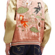 Load image into Gallery viewer, Japanesque Men's Japanese Souvenir Jacket Goldfish Sukajan 3RSJ-044 Pink/Beige