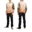 Load image into Gallery viewer, Japanesque Men's Japanese Souvenir Jacket Goldfish Sukajan 3RSJ-044 Pink/Beige