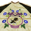 Load image into Gallery viewer, Japanesque Mens Japanese Souvenir Jacket Goldfish Bowl Sukajan 3RSJ-045 Beige/Black