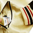 Load image into Gallery viewer, Japanesque Mens Japanese Souvenir Jacket Goldfish Bowl Sukajan 3RSJ-045 Beige/Black