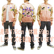 Load image into Gallery viewer, Japanesque Mens Japanese Souvenir Jacket Goldfish Bowl Sukajan 3RSJ-045 Pink/Beige