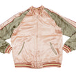 Load image into Gallery viewer, Japanesque Mens Japanese Souvenir Jacket Goldfish Bowl Sukajan 3RSJ-045 Pink/Beige