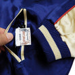Load image into Gallery viewer, Japanesque Men's Japanese Souvenir Jacket Komainu Embroidered Sukajan 3RSJ-046 Navy-Blue/Beige