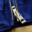 Load image into Gallery viewer, Japanesque Men's Japanese Souvenir Jacket Komainu Embroidered Sukajan 3RSJ-046 Navy-Blue/Beige