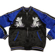 Load image into Gallery viewer, Japanesque Men's Japanese Souvenir Jacket Koi Fish Sukajan 3RSJ-047 Black/Navy-Blue