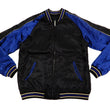 Load image into Gallery viewer, Japanesque Men's Japanese Souvenir Jacket Koi Fish Sukajan 3RSJ-047 Black/Navy-Blue