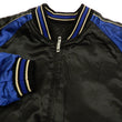 Load image into Gallery viewer, Japanesque Men's Japanese Souvenir Jacket Koi Fish Sukajan 3RSJ-047 Black/Navy-Blue