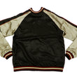 Load image into Gallery viewer, Japanesque Men's Japanese Souvenir Jacket Koi Fish Sukajan 3RSJ-047 Black/Beige