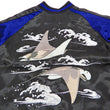 Load image into Gallery viewer, Japanesque Men's Japanese Souvenir Jacket Manta Ray Sukajan 3RSJ-048 BlacK/Navy-Blue