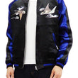 Load image into Gallery viewer, Japanesque Men's Japanese Souvenir Jacket Manta Ray Sukajan 3RSJ-048 BlacK/Navy-Blue