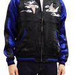 Load image into Gallery viewer, Japanesque Men's Japanese Souvenir Jacket Manta Ray Sukajan 3RSJ-048 BlacK/Navy-Blue