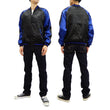 Load image into Gallery viewer, Japanesque Men's Japanese Souvenir Jacket Manta Ray Sukajan 3RSJ-048 BlacK/Navy-Blue