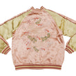 Load image into Gallery viewer, Japanesque Men's Japanese Souvenir Jacket Goldfish Embroidered Sukajan 3RSJ-049 Pink/Beige