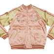 Load image into Gallery viewer, Japanesque Men's Japanese Souvenir Jacket Goldfish Embroidered Sukajan 3RSJ-049 Pink/Beige