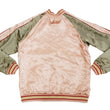 Load image into Gallery viewer, Japanesque Men's Japanese Souvenir Jacket Goldfish Embroidered Sukajan 3RSJ-049 Pink/Beige