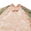 Load image into Gallery viewer, Japanesque Men's Japanese Souvenir Jacket Goldfish Embroidered Sukajan 3RSJ-049 Pink/Beige
