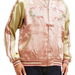 Load image into Gallery viewer, Japanesque Men's Japanese Souvenir Jacket Goldfish Embroidered Sukajan 3RSJ-049 Pink/Beige