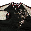 Load image into Gallery viewer, Japanesque Sukajan Men's Japanese Souvenir Jacket Cherry Blossom 3RSJ-301 Black/Beige