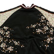 Load image into Gallery viewer, Japanesque Sukajan Men's Japanese Souvenir Jacket Cherry Blossom 3RSJ-301 Black/Beige