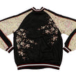 Load image into Gallery viewer, Japanesque Sukajan Men's Japanese Souvenir Jacket Cherry Blossom 3RSJ-301 Black/Beige