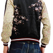 Load image into Gallery viewer, Japanesque Sukajan Men's Japanese Souvenir Jacket Cherry Blossom 3RSJ-301 Black/Beige