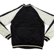 Load image into Gallery viewer, Japanesque Sukajan Men's Japanese Souvenir Jacket Crane 3RSJ-302 Black/Off