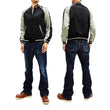 Load image into Gallery viewer, Japanesque Sukajan Men's Japanese Souvenir Jacket Crane 3RSJ-302 Black/Off