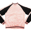 Load image into Gallery viewer, Japanesque Sukajan Men's Japanese Souvenir Jacket Crane 3RSJ-302 Pink/Black
