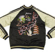 Load image into Gallery viewer, Japanesque Script Japanese Souvenir Jacket 3RSJ-501 Map Dragon Men's Sukajan Black/Beige