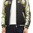 Load image into Gallery viewer, Japanesque Script Japanese Souvenir Jacket 3RSJ-501 Map Dragon Men's Sukajan Black/Beige
