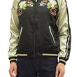 Load image into Gallery viewer, Japanesque Script Japanese Souvenir Jacket 3RSJ-501 Map Dragon Men's Sukajan Black/Beige