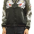 Load image into Gallery viewer, Japanesque Script Japanese Souvenir Jacket 3RSJ-503 White tiger Men's Sukajan Black/Brown