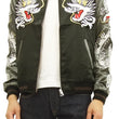 Load image into Gallery viewer, Japanesque Script Japanese Souvenir Jacket 3RSJ-503 White tiger Men's Sukajan Black/Brown